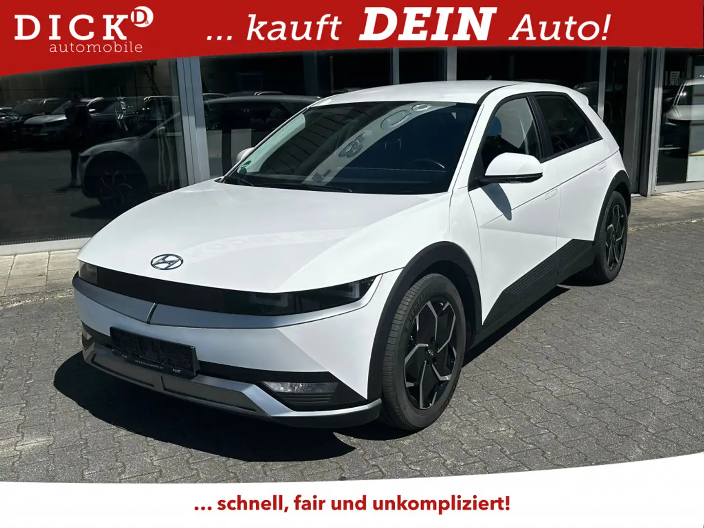Hyundai IONIQ 5 2WD WERKSGAR+NAVI+LED+SHZ+KAMER+DAB+ACC Білий - 1