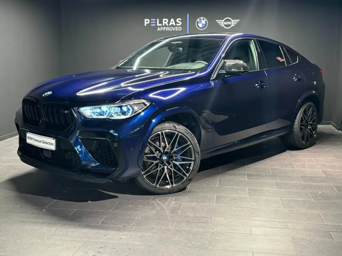 BMW X6 M 625ch Compétition Bleu - 1
