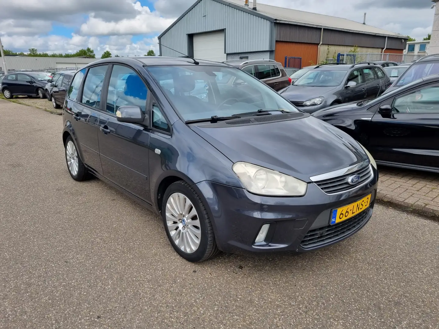 Ford C-Max 1.8-16V Limited NAV.+ Clima Bj:2010 NAP! Grijs - 2