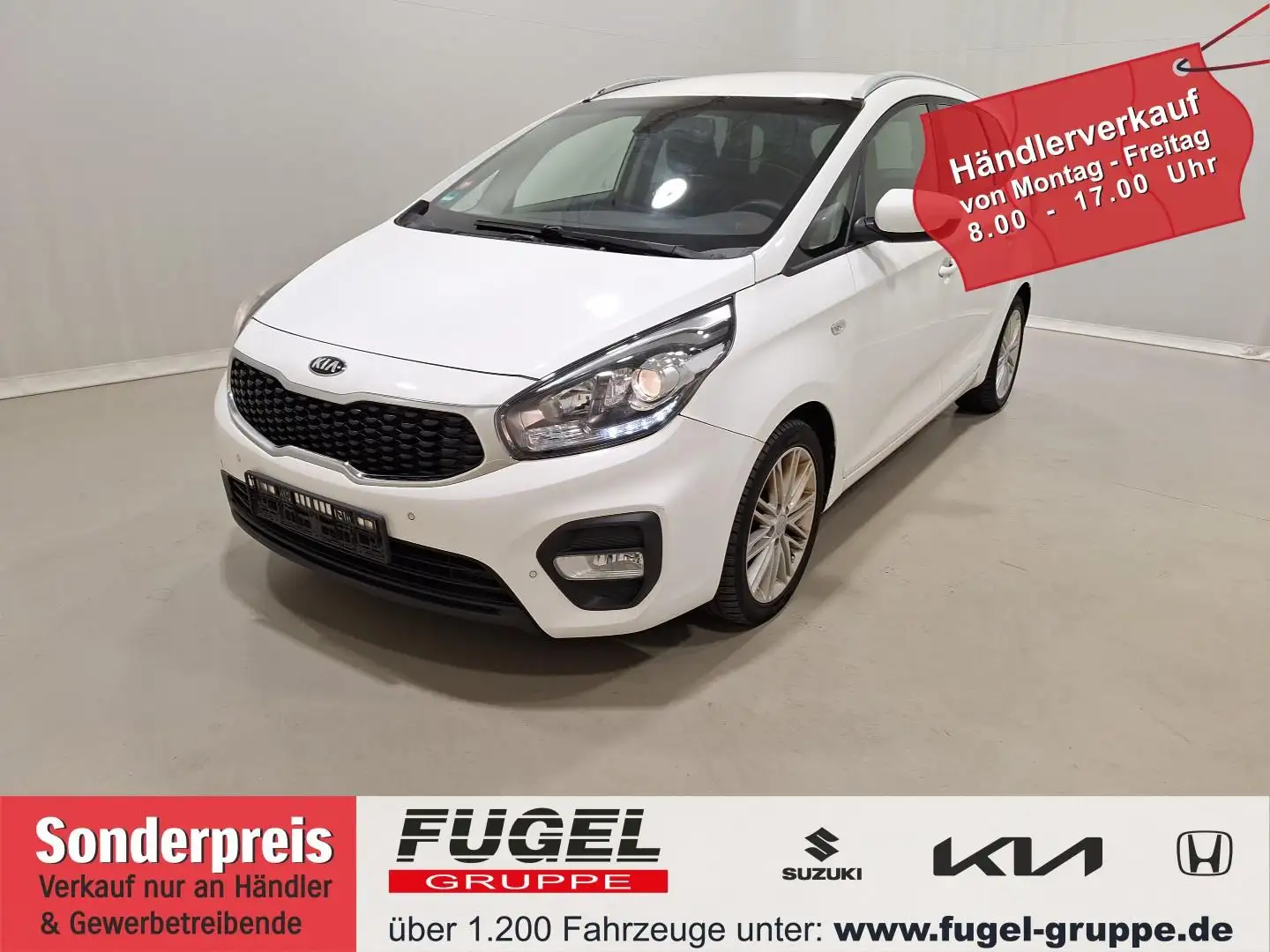 Kia Carens 1.7 CRDi Dream Team Navi|SHZ|RFK Blanc - 1