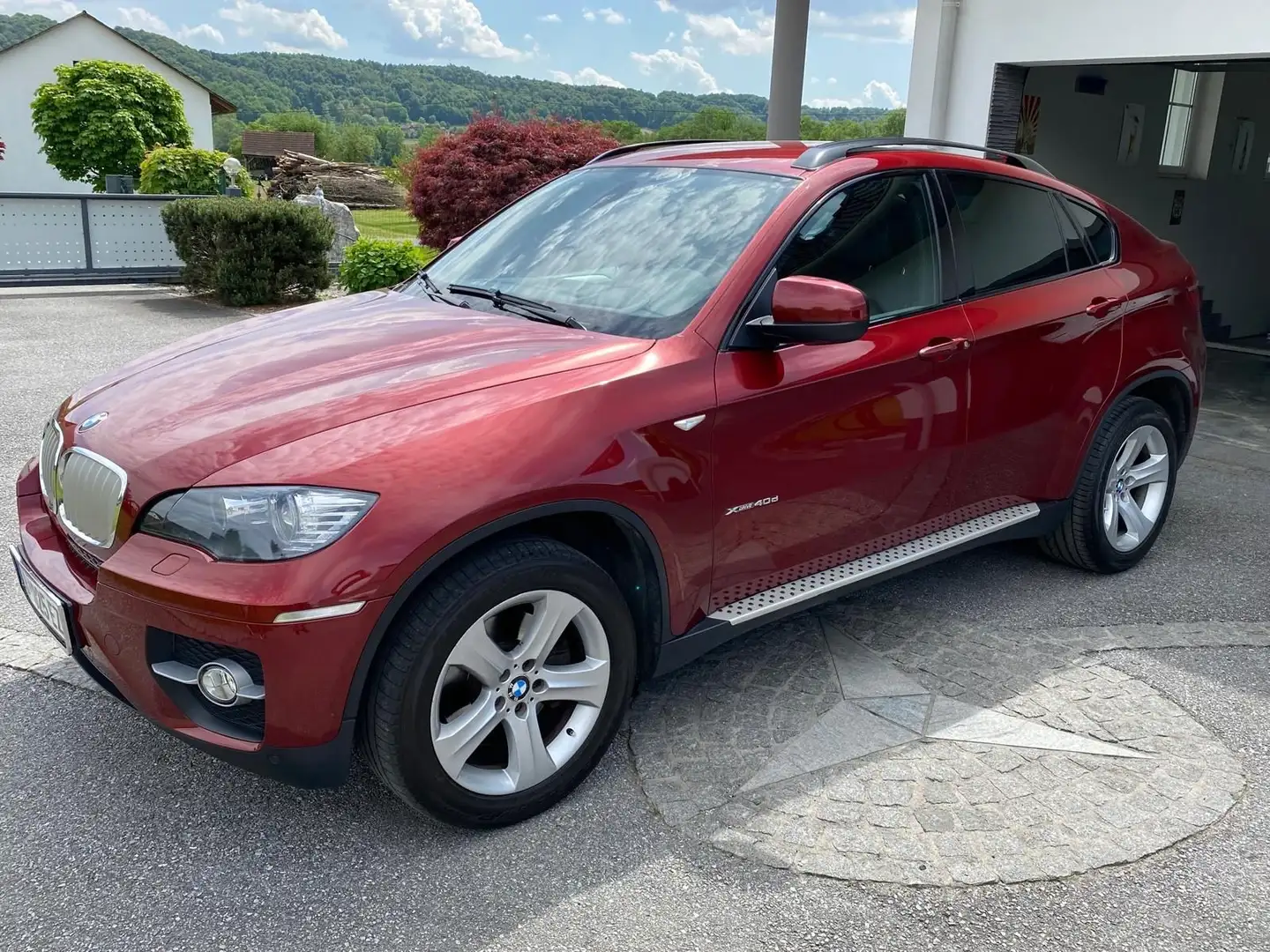BMW X6 xDrive40d Aut. Rouge - 1