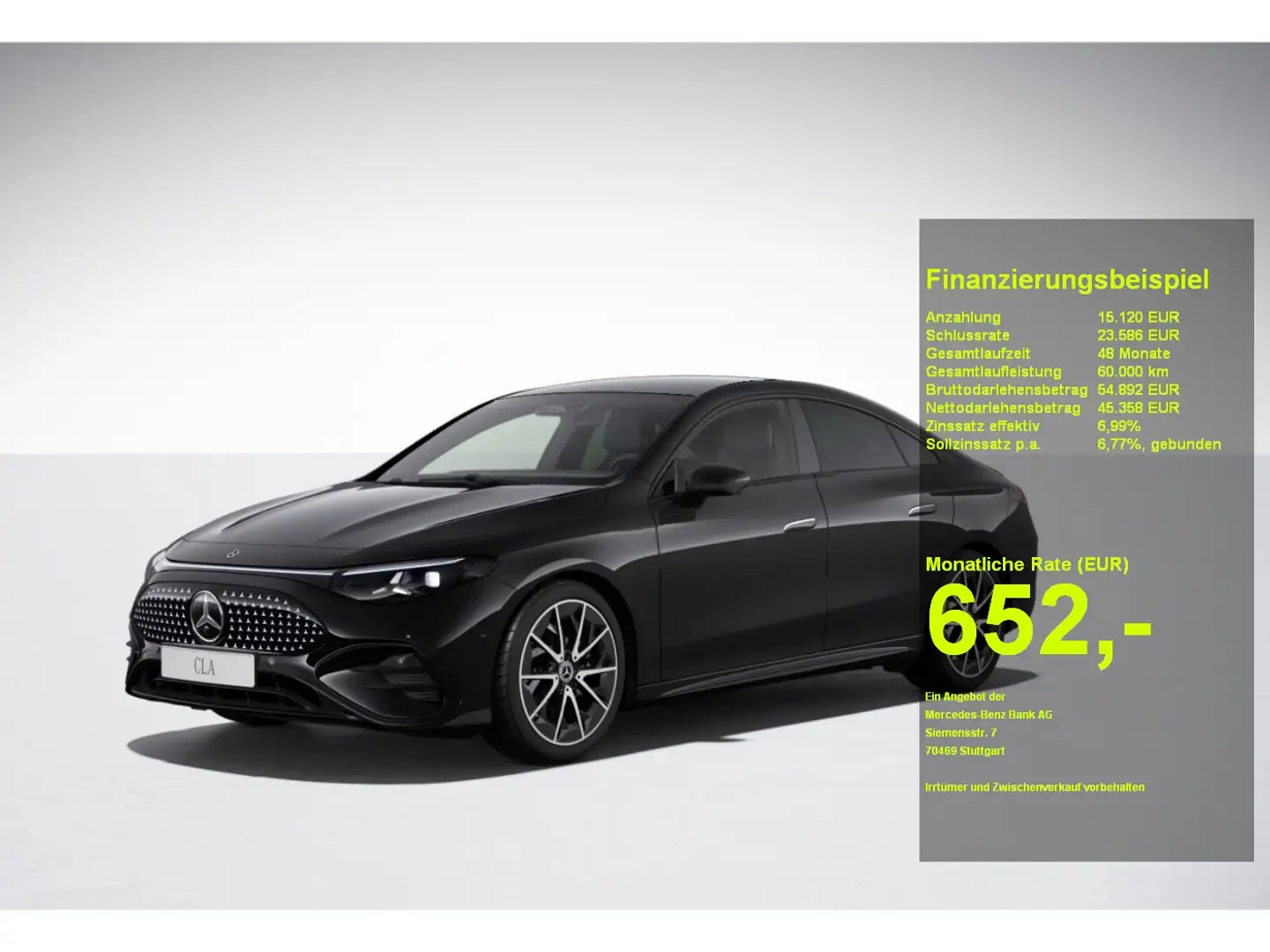 Mercedes-Benz CLA 250 + mit EQ Technologie #AMG #NIGHT #KEYLESS Negru - 1