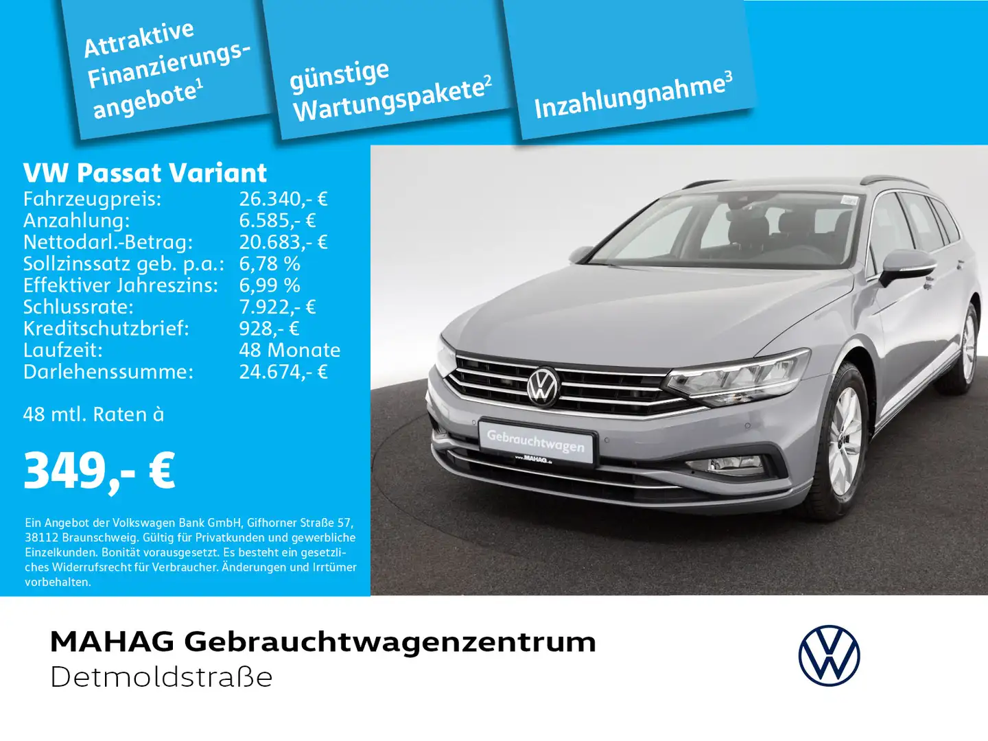 Volkswagen Passat Variant 1.5 TSI Business LED Navi AppConn Verde - 1