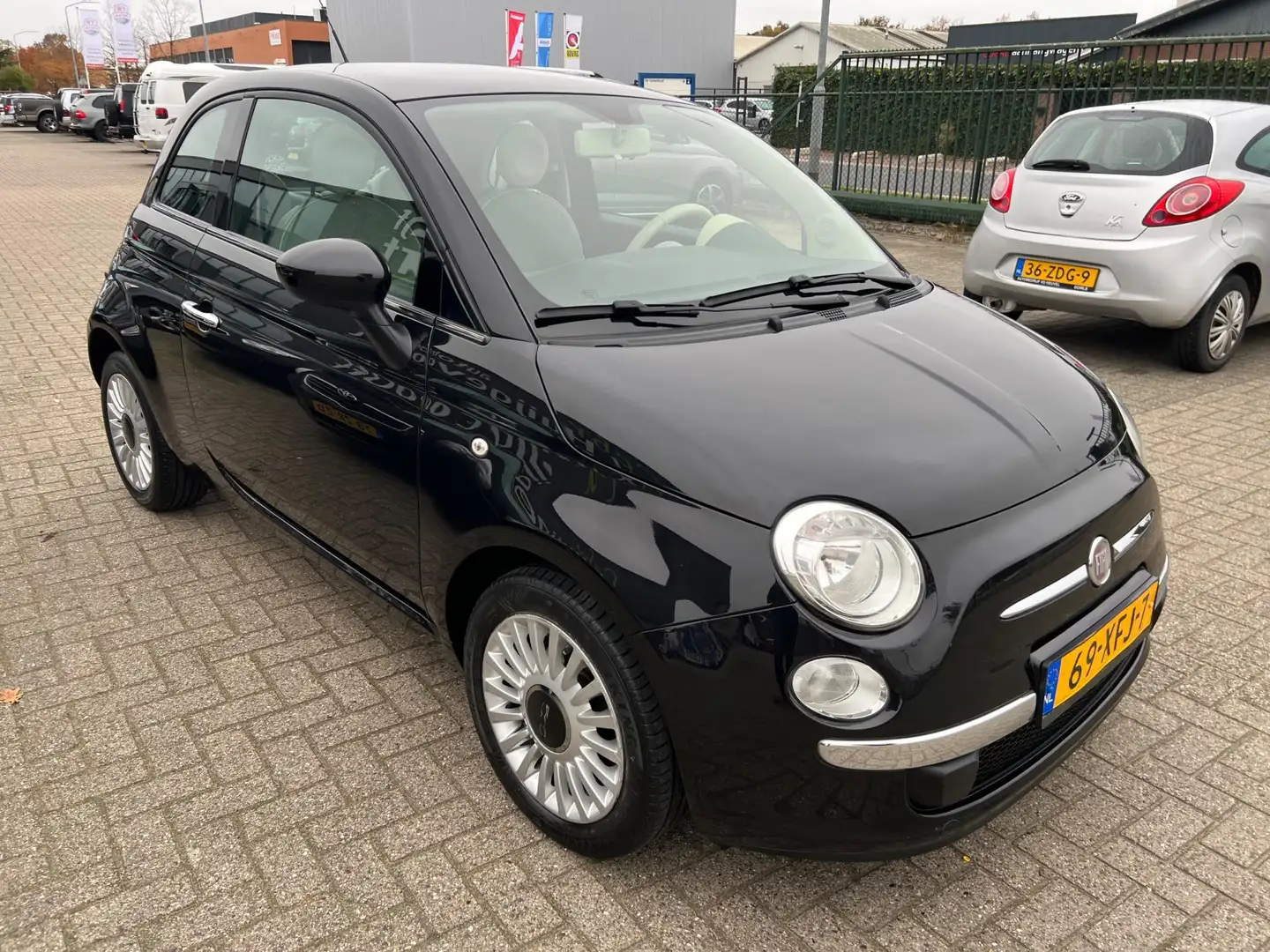 Fiat 500 0.9 TwinAir Lounge PANORAMA DAK Noir - 2