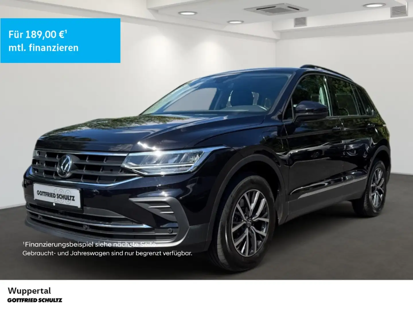 Volkswagen Tiguan 1.4 TSI eHybrid DSG NAVI AHK ACC KAM LED SHZ PDC L Schwarz - 1