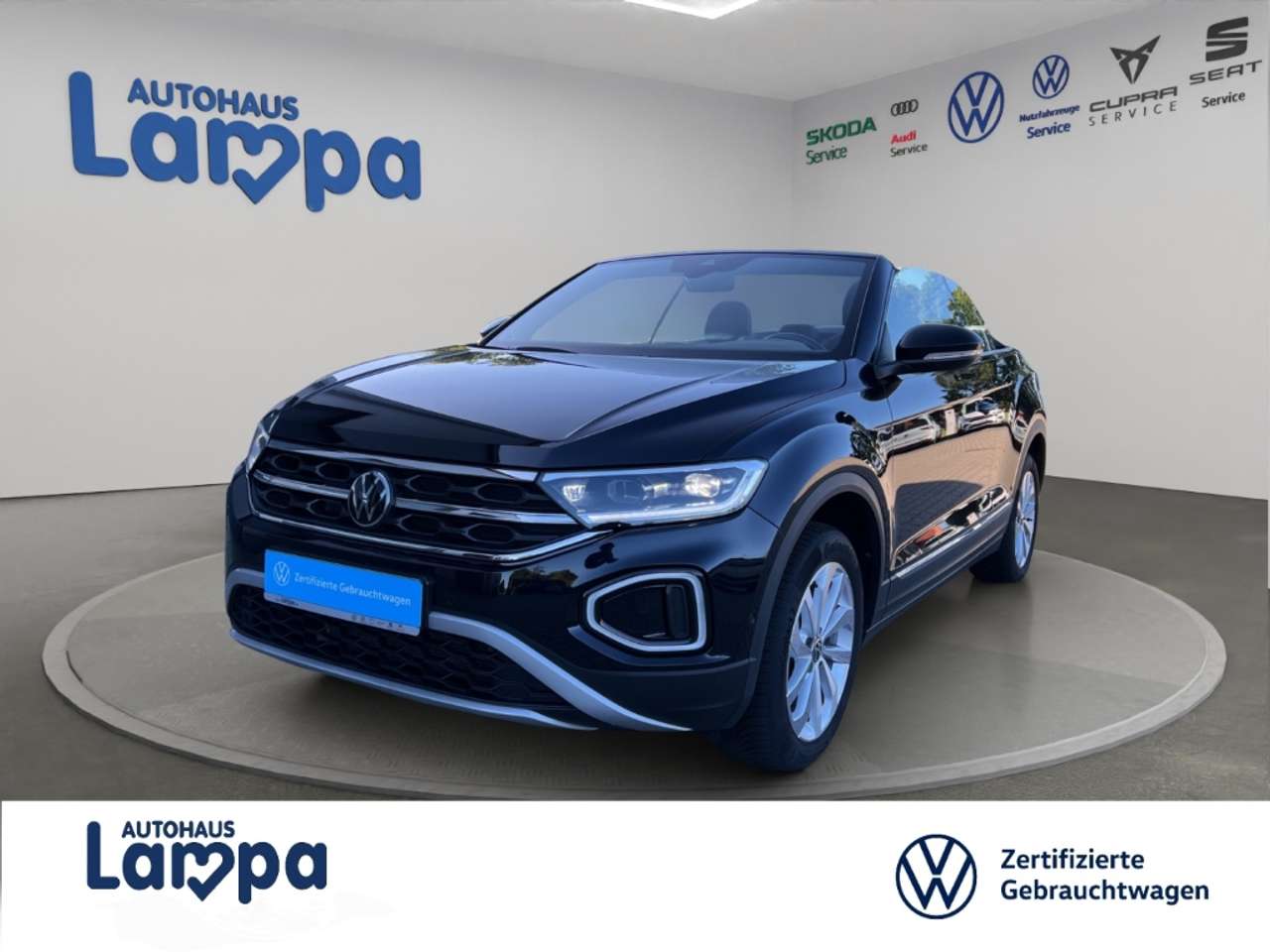 Volkswagen T-Roc — Volkswagen T-Roc Cabriolet Style 1.0 TSI, Rear View, ACC, Light Ass