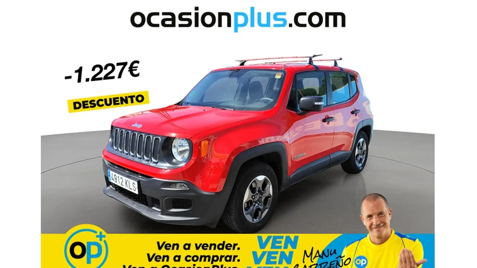 Jeep Renegade 1.6 E.TorQ Sport 4x2 Rojo - 1