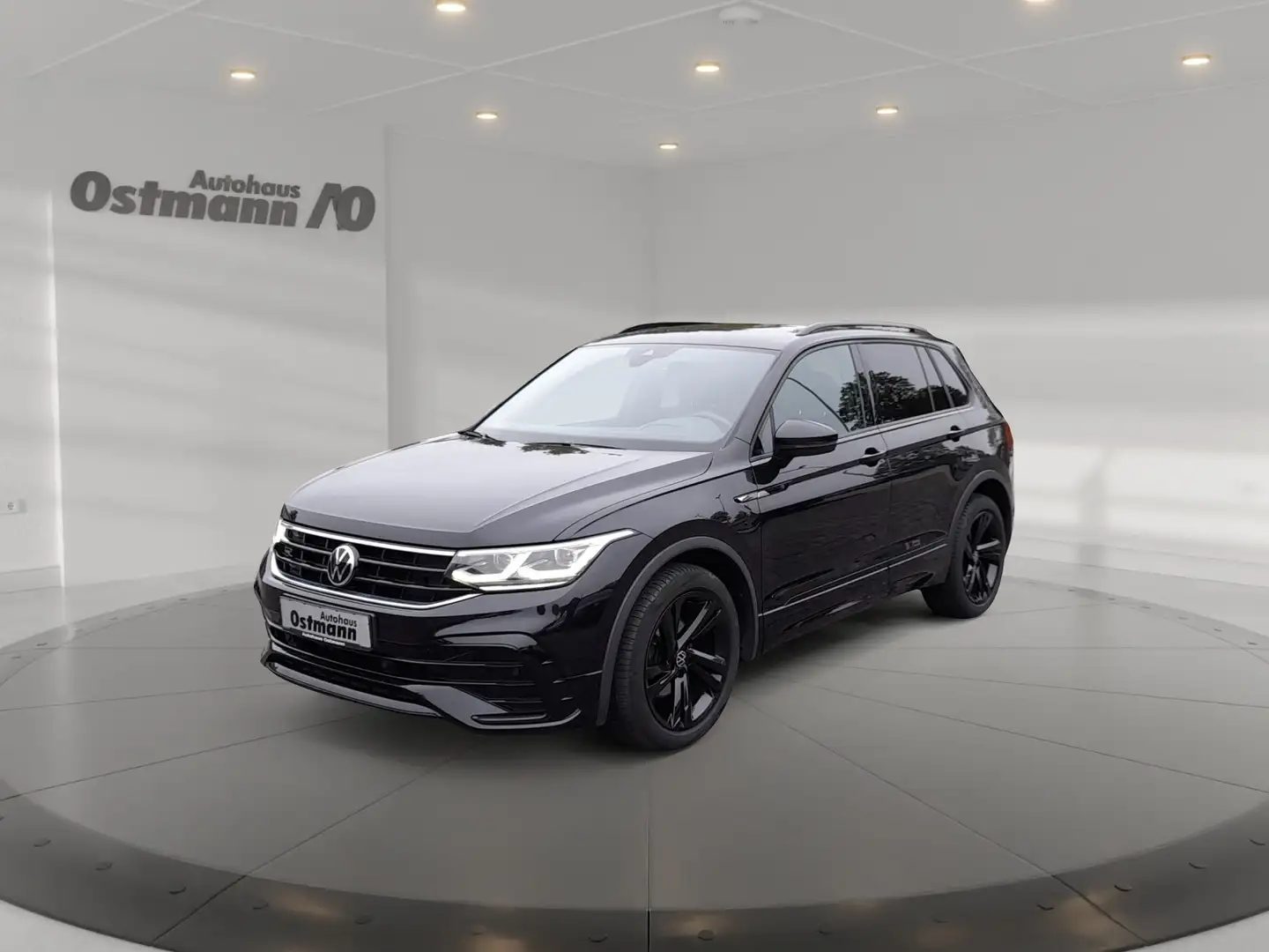 Volkswagen Tiguan 2.0 TDI R-Line HUD STH+STL CarPlay Navi Schwarz - 1