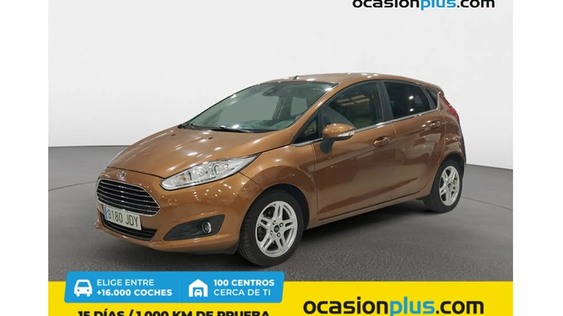 Ford Fiesta 1.0 EcoBoost Titanium Powershift Marrón - 1