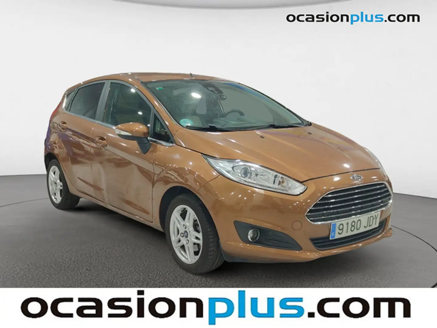 Ford Fiesta 1.0 EcoBoost Titanium Powershift Marrón - 2