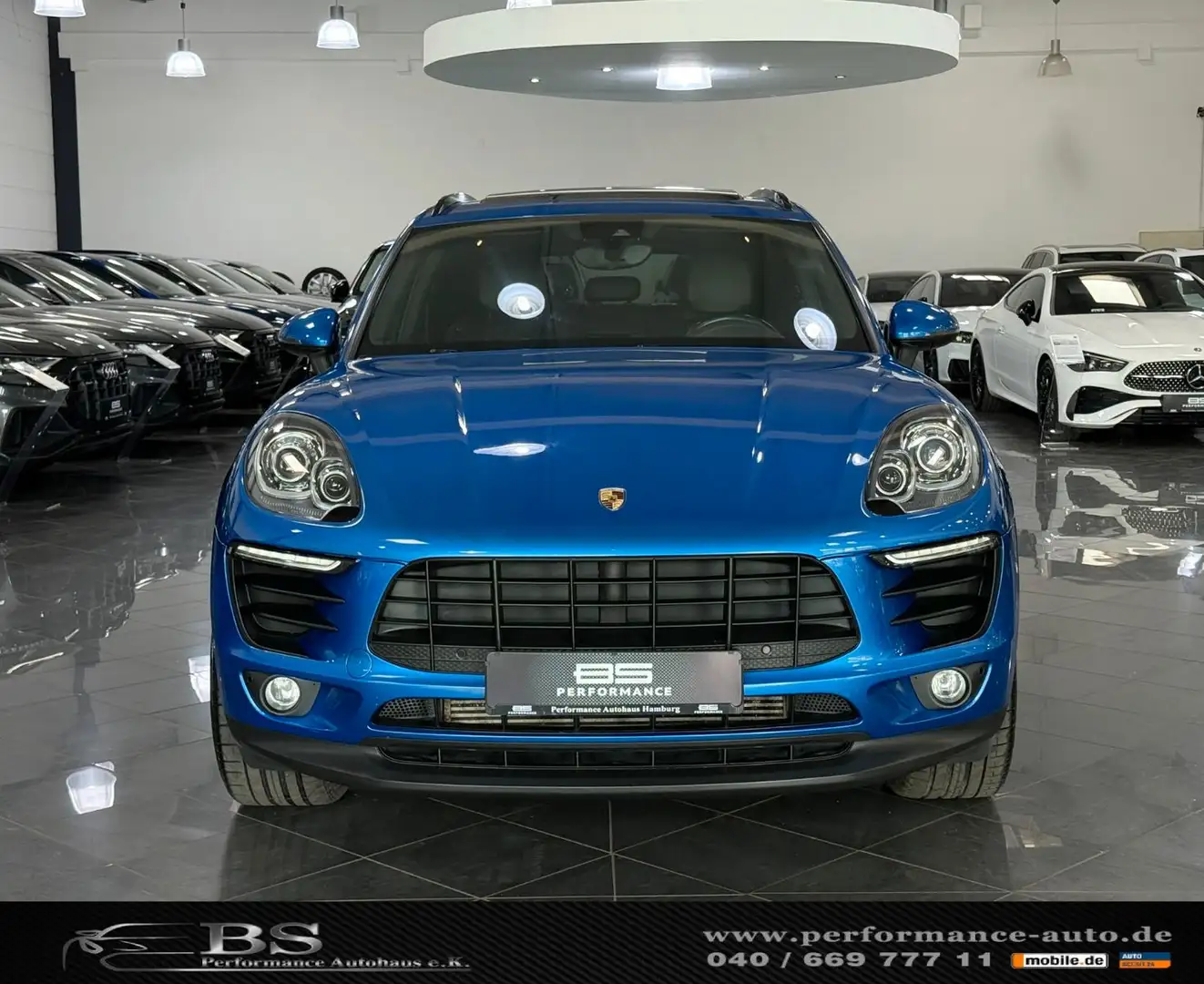 Porsche Macan S Diesel |SPORT|PANO|XENON|CARPLAY|21"ZOLL Blau - 2