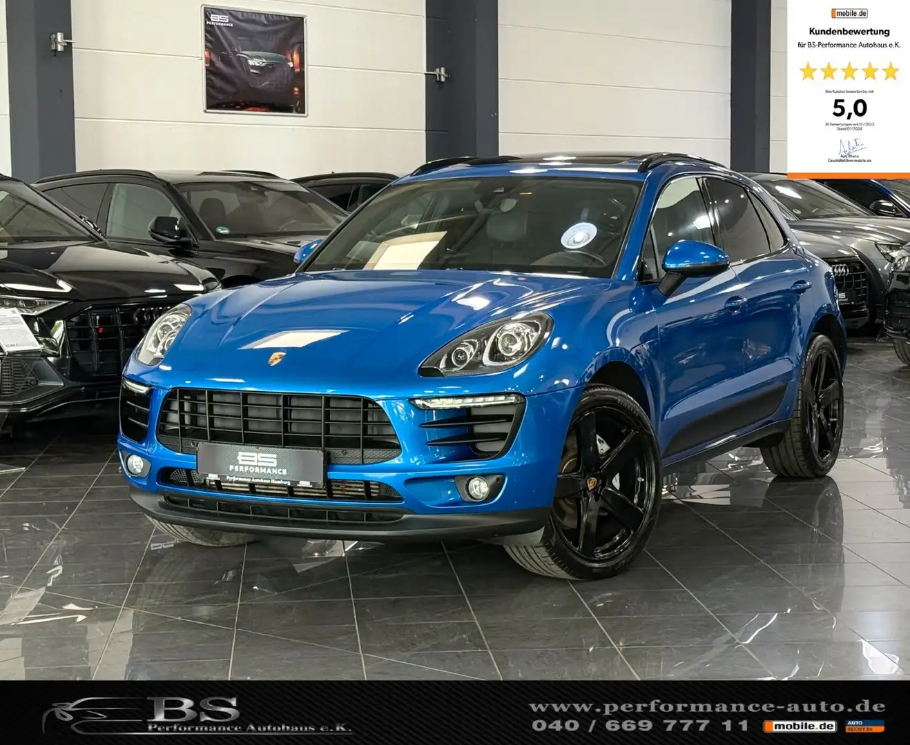 Porsche Macan S Diesel |SPORT|PANO|XENON|CARPLAY|21"ZOLL Blau - 1