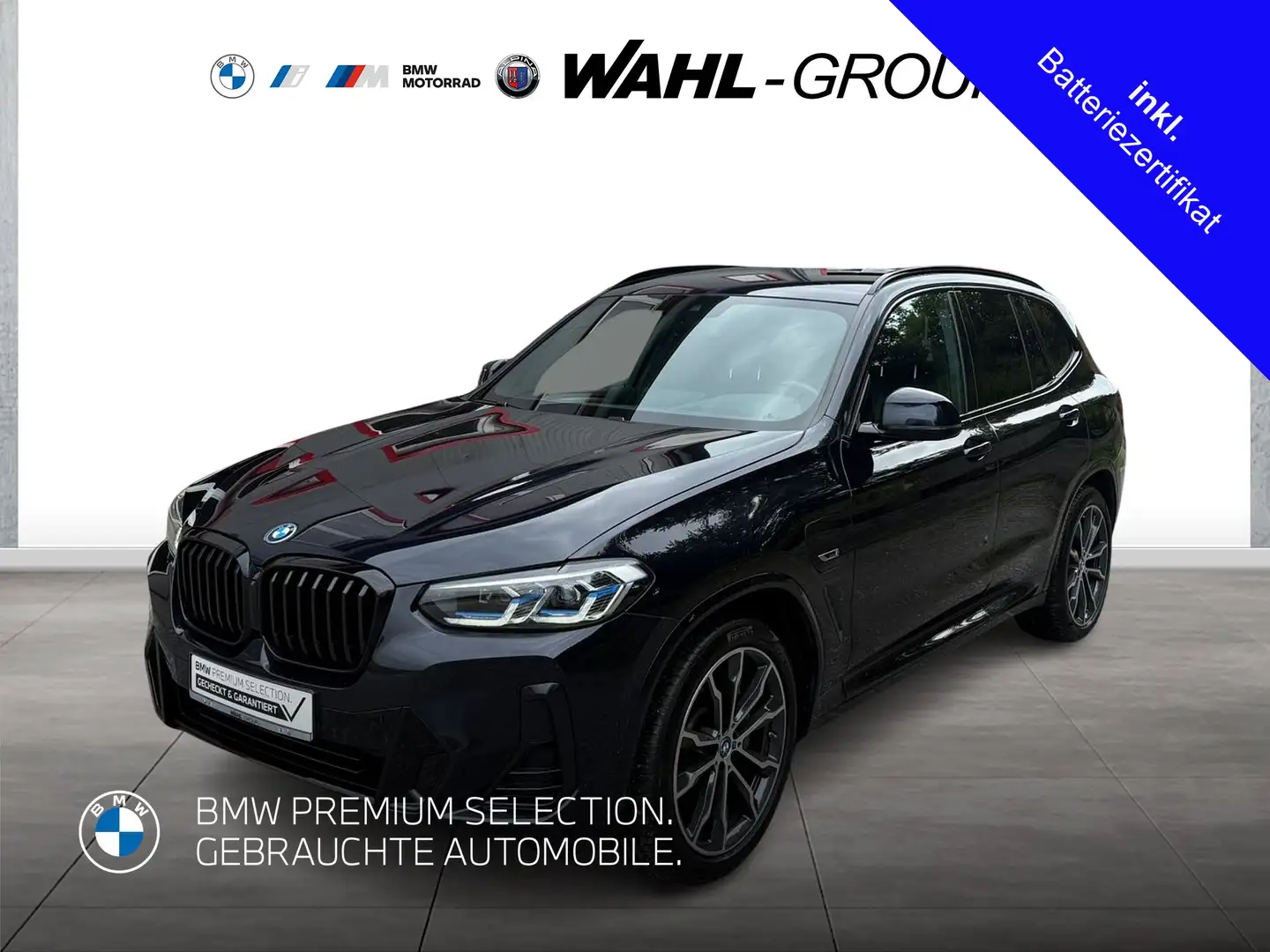 BMW X3 xDrive30e M Sport 92% Akku HeadUp Laser Navi Innov Schwarz - 1