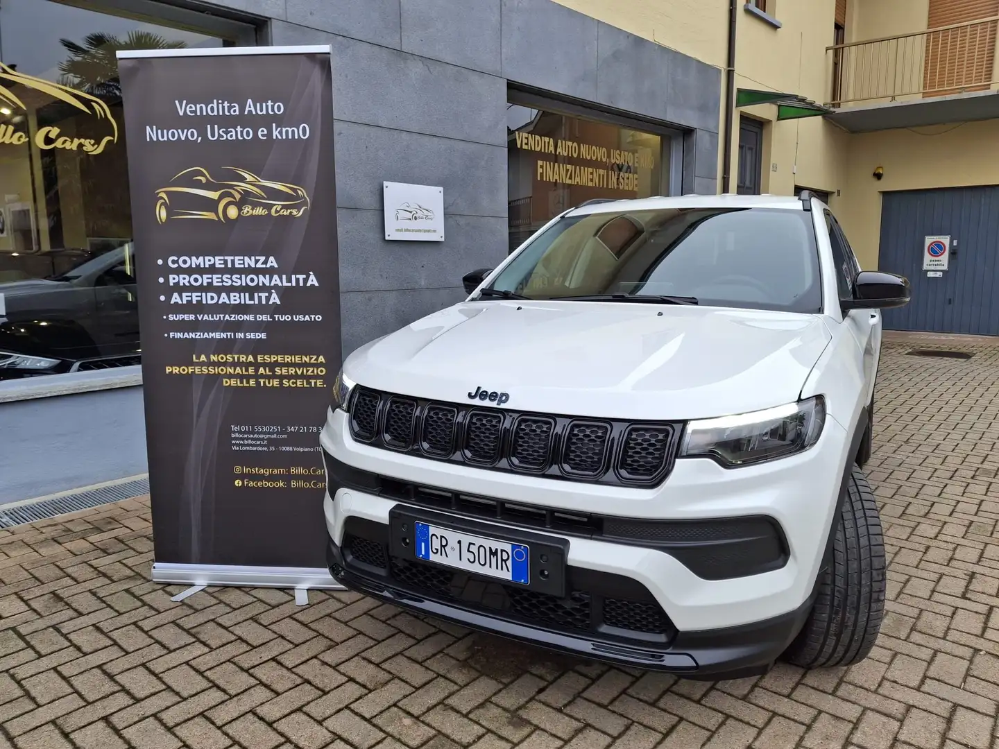 Jeep Compass 1.3 T4 190cv PHEV AT6 4xe NIGHT EAGLE Bianco - 1