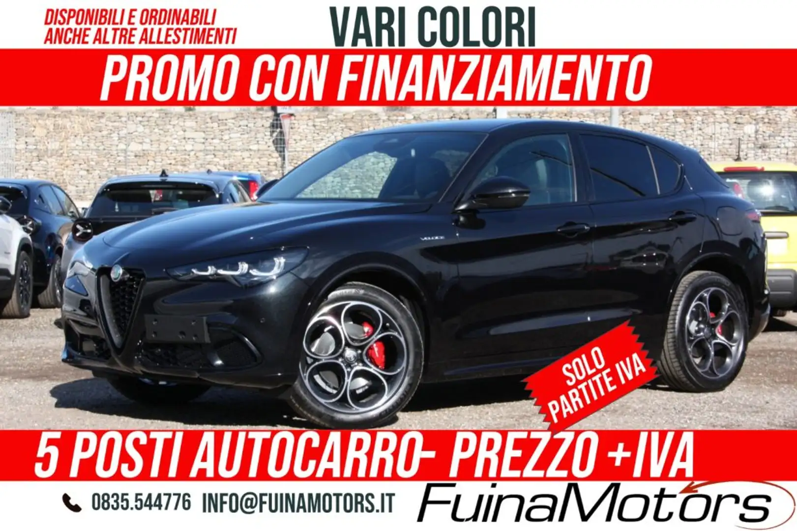 Alfa Romeo Stelvio 2.2 Turbodiesel 160 CV AT8 RWD Veloce AUTOCARRO Gris - 1