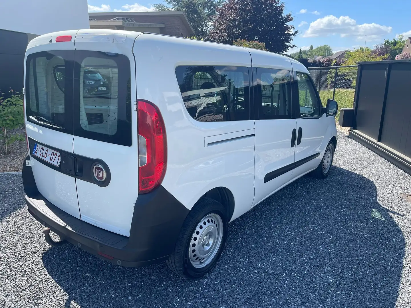 Fiat Doblo Doblo Cargo Gekeurd, Trekhaak, Net onderhoud gehad Blanc - 2