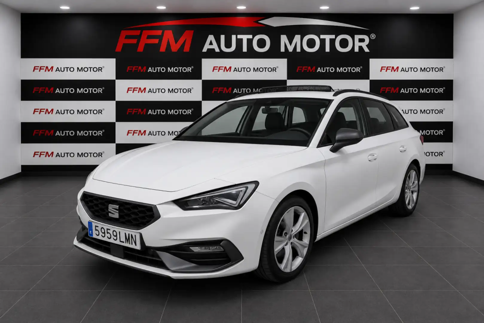 SEAT Leon ST 2.0TDI CR S&S FR DSG-7 150 Blanco - 1