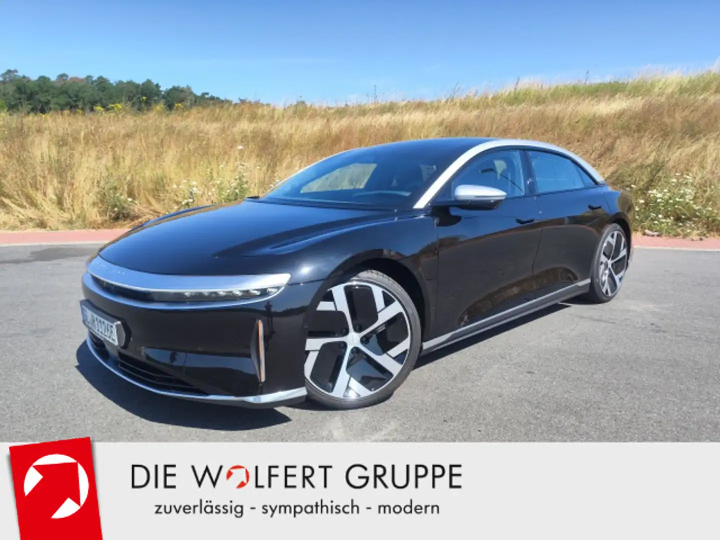 Lucid Air Dream Edition Performance Schwarz - 1