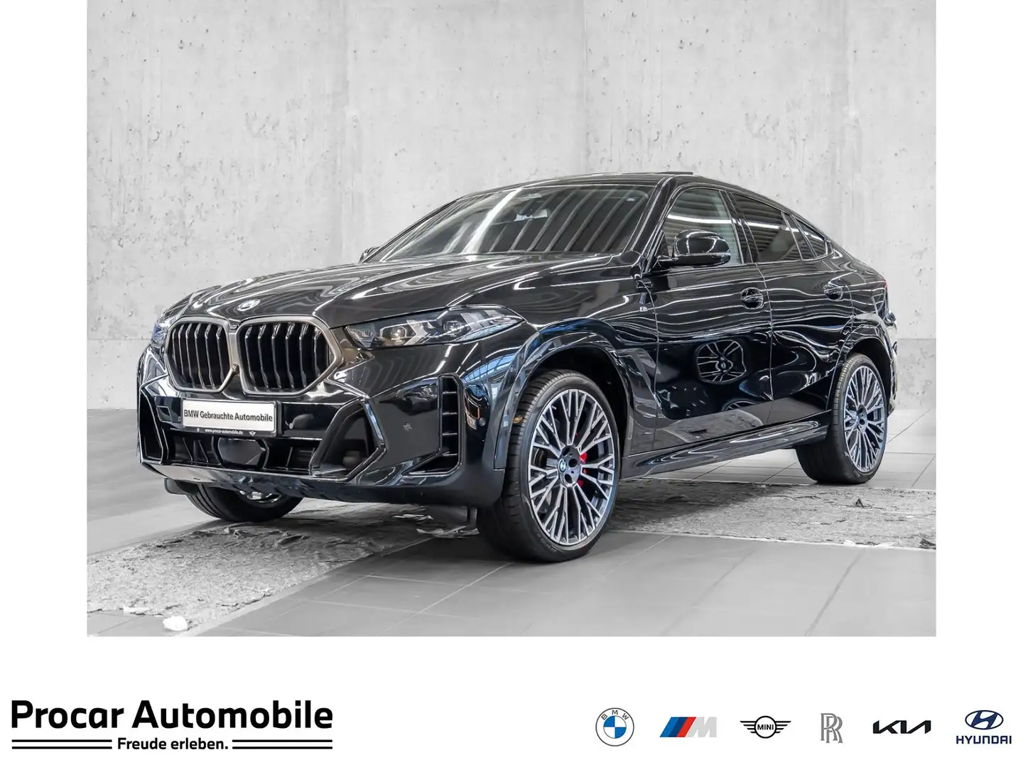 BMW X6 xDrive30d M Sport PANO RFK NAVI LED Massage Schwarz - 1