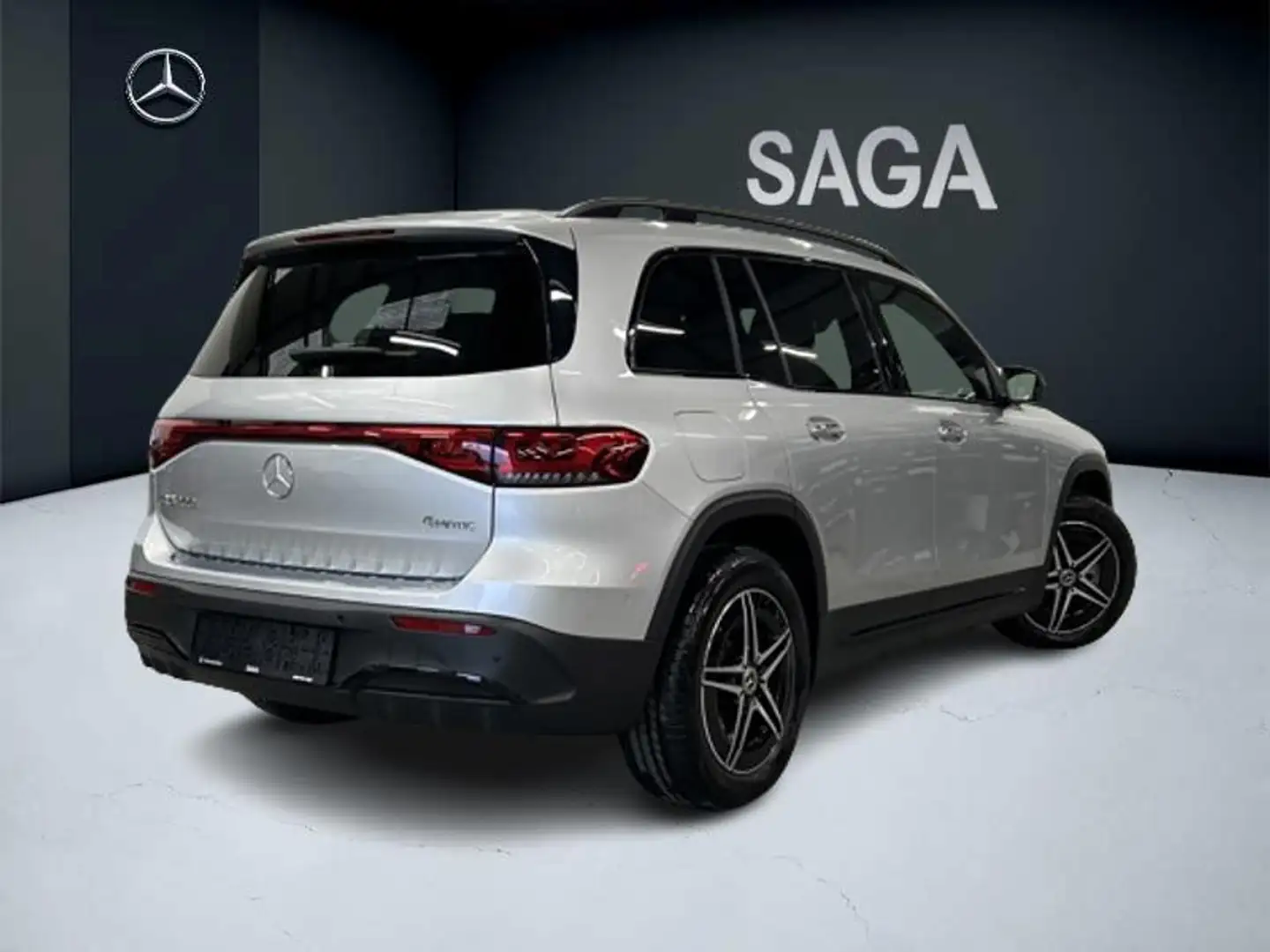 Mercedes-Benz EQB 300 4M AMG 7 places Toit Pano Argent - 2