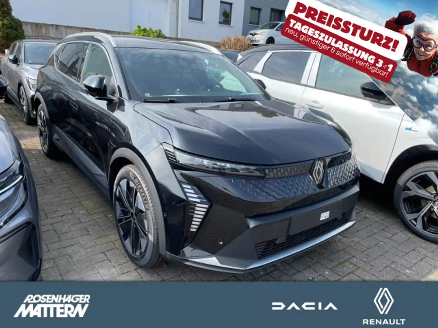 Renault Scenic E-Tech Techno 220 Long Range Schwarz - 1
