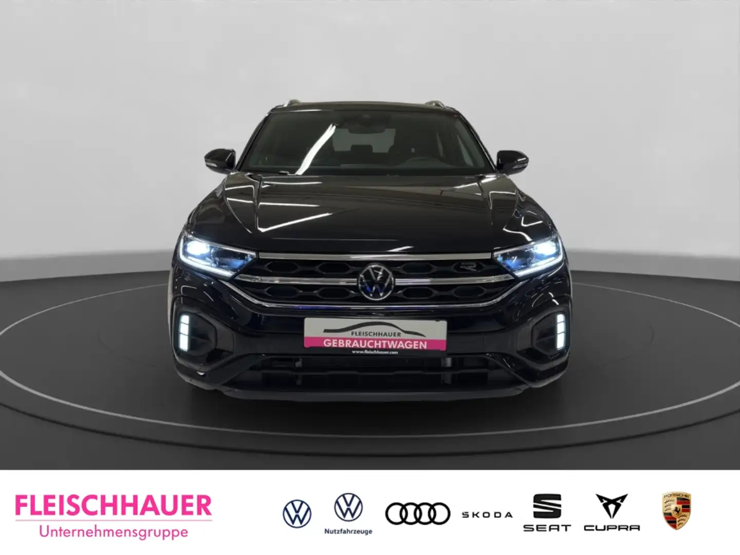 Volkswagen T-Roc R-Line 1.5 TSI DSG+Navi+LED+AHK+18''+Kamera+App-co Schwarz - 2
