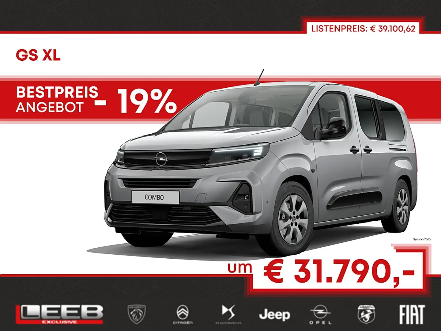 Opel Combo 1.5 Diesel XL GS Aut. inkl. 7 Sitze, Winterpake... Grau - 1