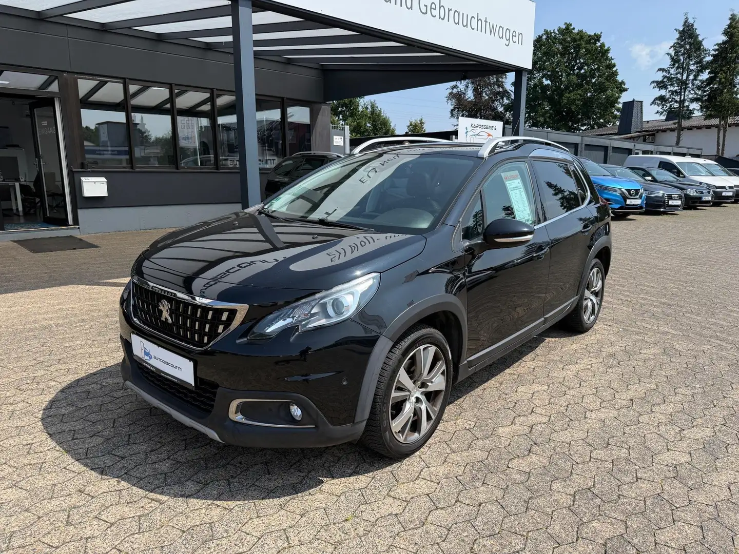 Peugeot 2008 1.2 PureTech 130 Allure S&S Temp. Leder Kamera ... Noir - 1