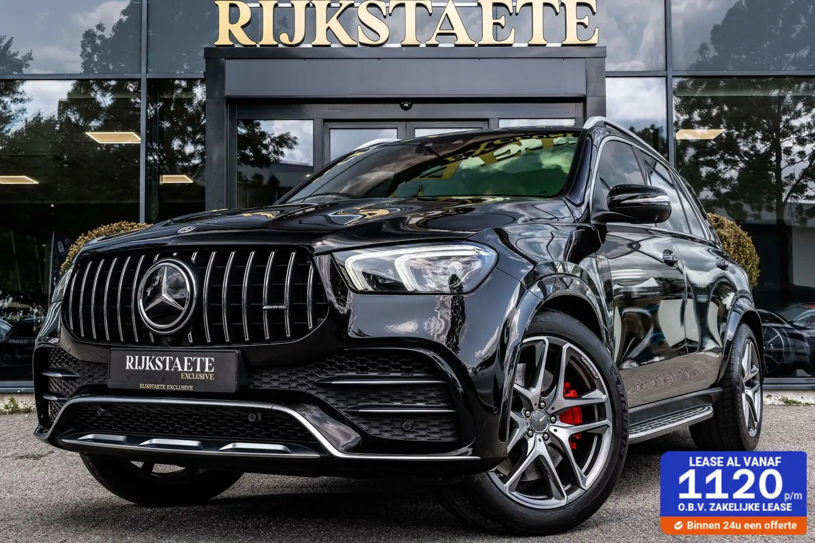 Mercedes-Benz GLE 53 AMG 4MATIC|PANO|LUCHTV.|BURMESTER|21' Fekete - 1