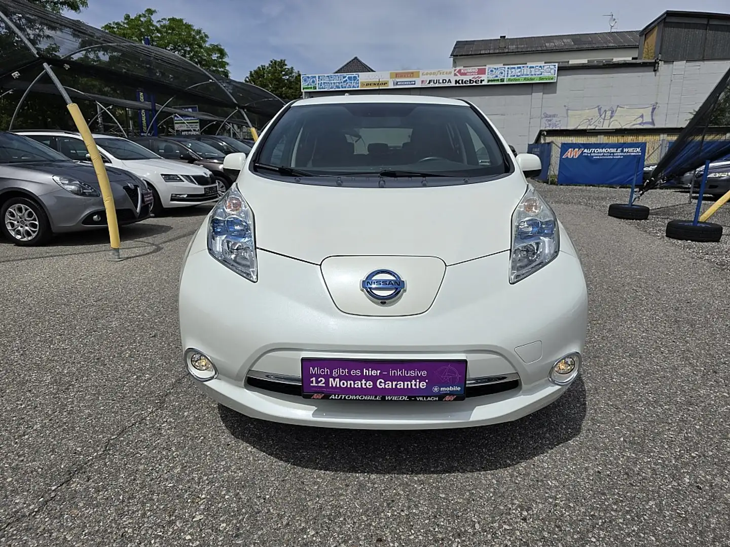 Nissan Leaf (mit Batterie) Tekna 30 kWh Leder Navi Weiß - 2