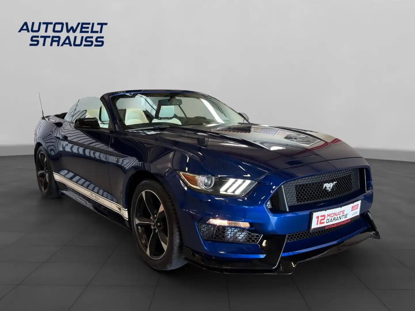 Ford Mustang MUSTANG 3.7 V6 CABRIO/AUT/12 MON.GARANTIE Синій - 1