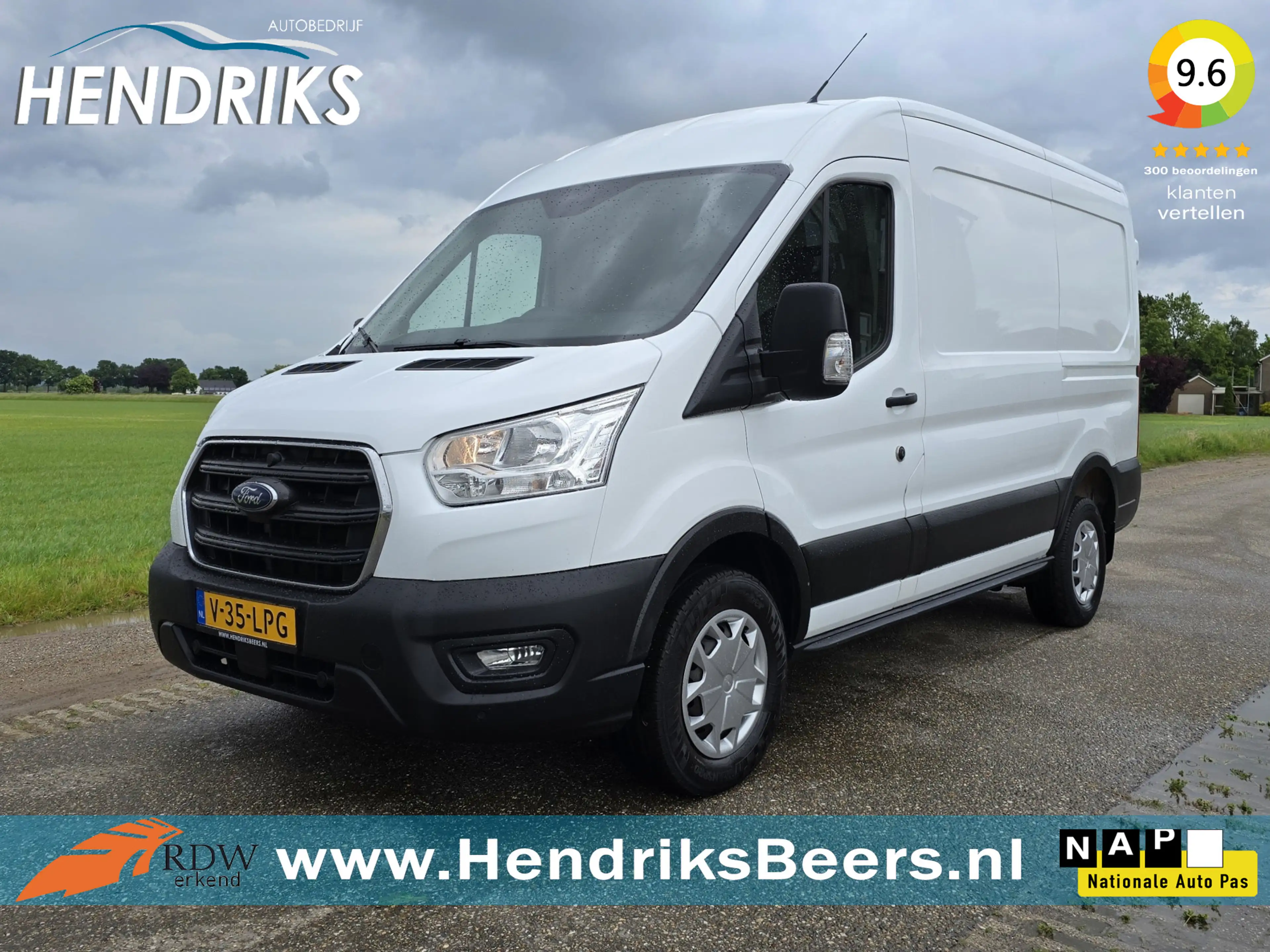 Ford Transit 350 2.0 TDCI L2 H2 - 130 Pk - Euro 6 - Airco - Cru