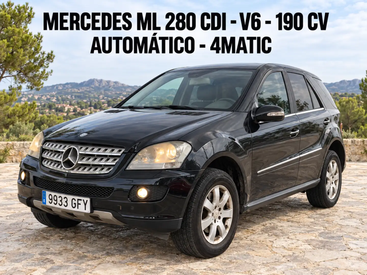 Mercedes-Benz ML 280 280CDI 4M Aut. Negro - 1