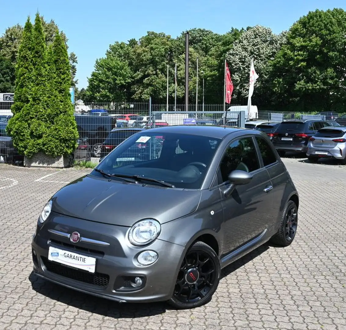 Fiat 500 0.9 TwinAir S Leder Klima PDC 16Zoll Grau - 2