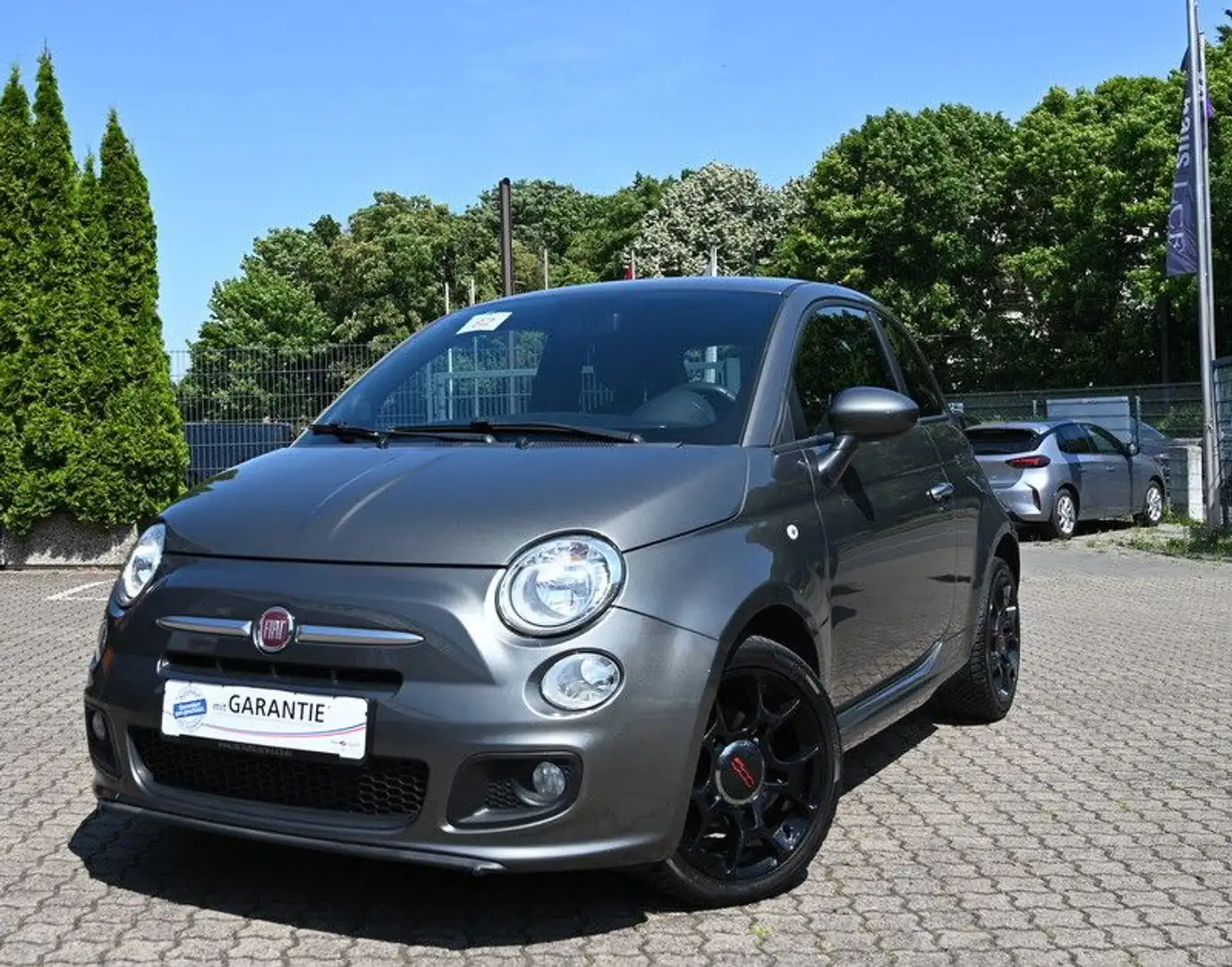 Fiat 500 0.9 TwinAir S Leder Klima PDC 16Zoll Grau - 1
