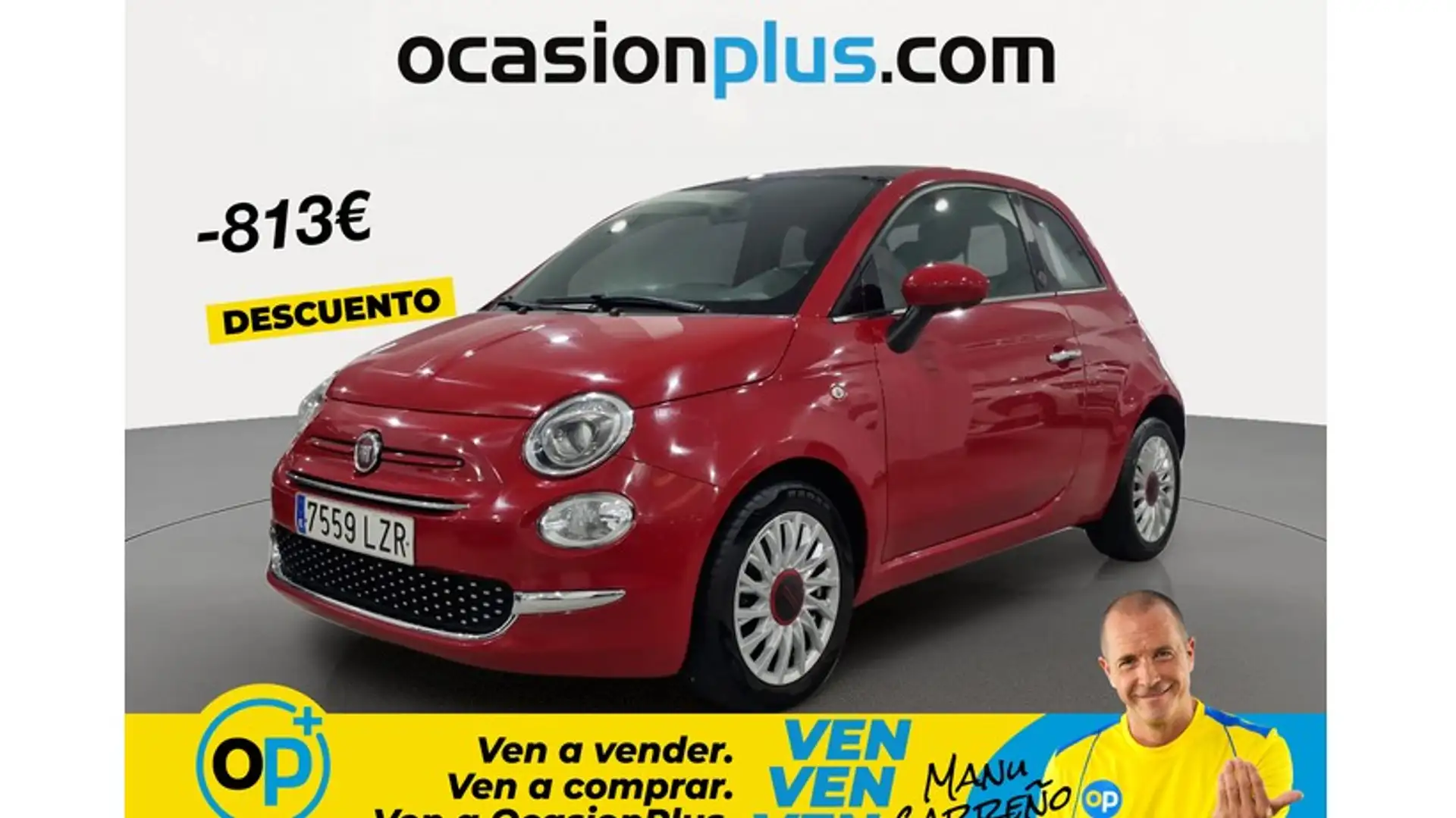 Fiat 500 1.0 Hybrid Red 52kW Rojo - 1