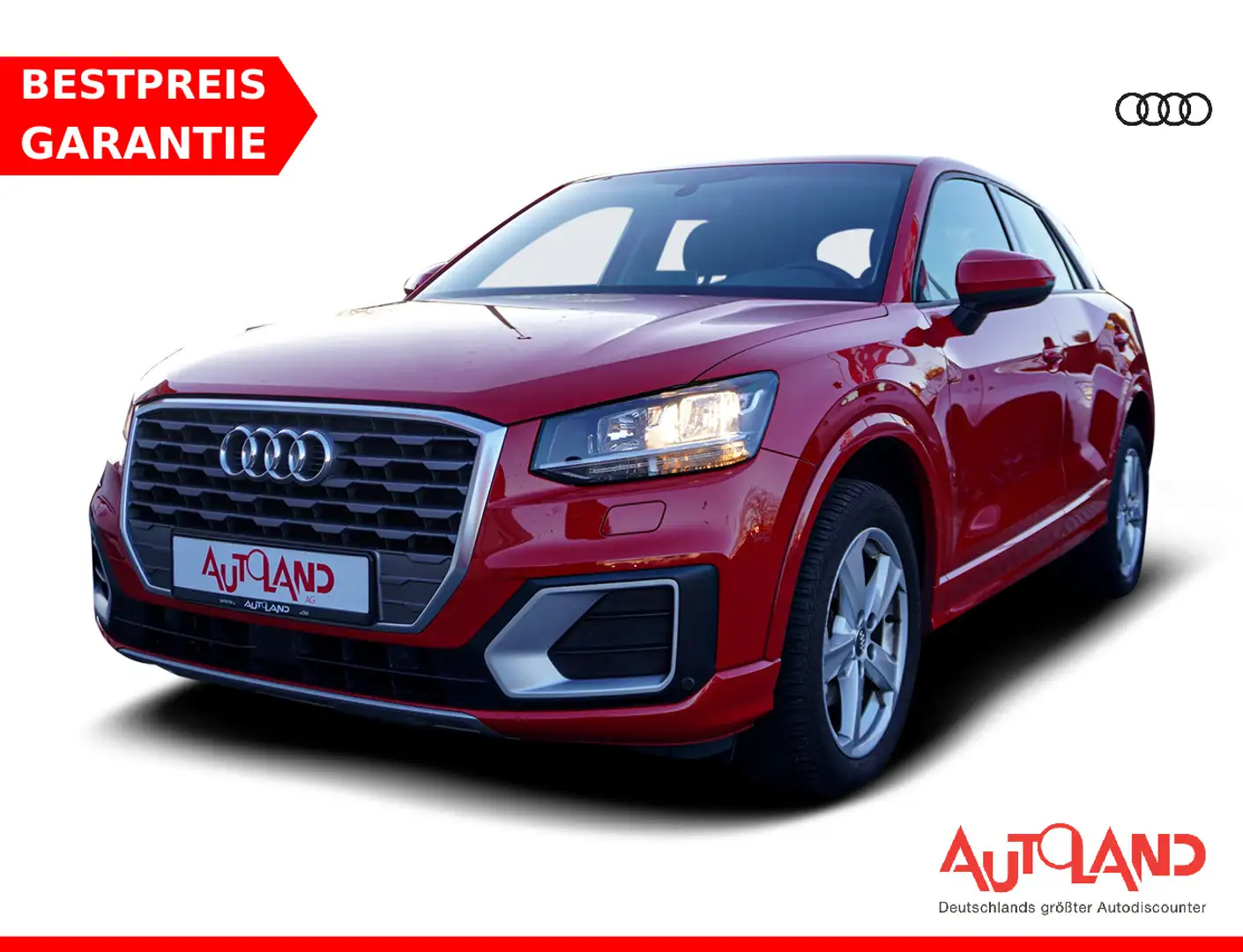 Audi Q2 30 1.6 TDI Navi Kamera Leder Tempomat PDC DAB Rot - 1