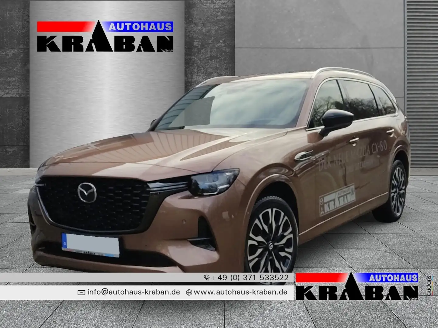 Mazda CX-80 254PS Homura AWD 8AT, Bose, GSD, 7-Sitze Bronze - 1