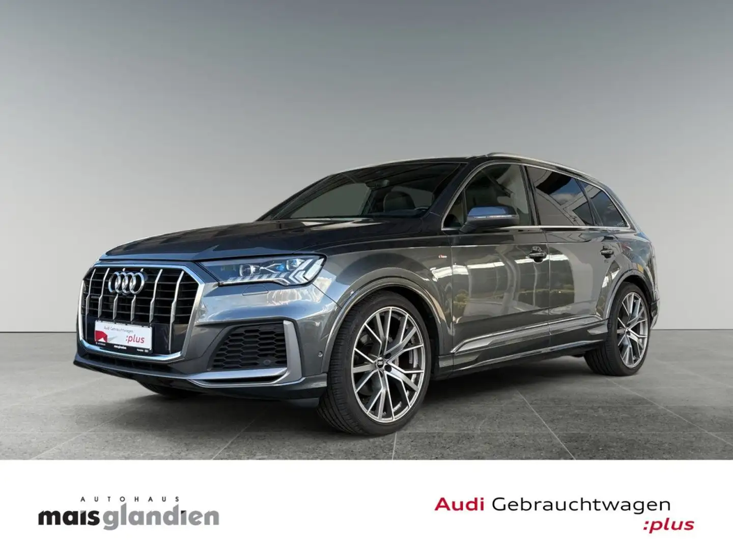 Audi Q7 50 TDI q. 2x S line AHK Matrix Pano B+O Navi Grau - 1