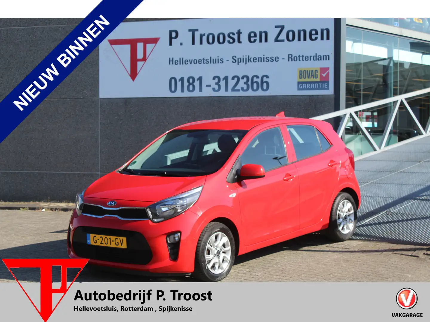 Kia Picanto 1.0 MPi DynamicPlusLine Navigatie/Achteruitrijcame Rot - 1