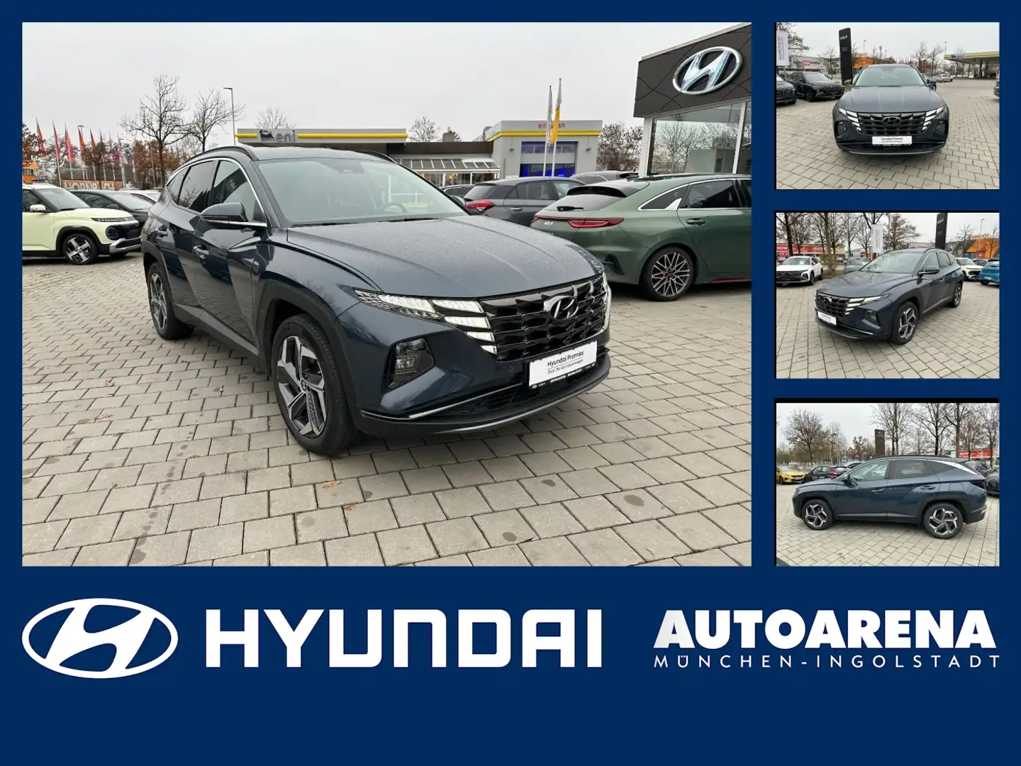 Hyundai TUCSON 1.6 T-GDI Trend 2xKlima ACC AUT DynLicht Blu/Azzurro - 1