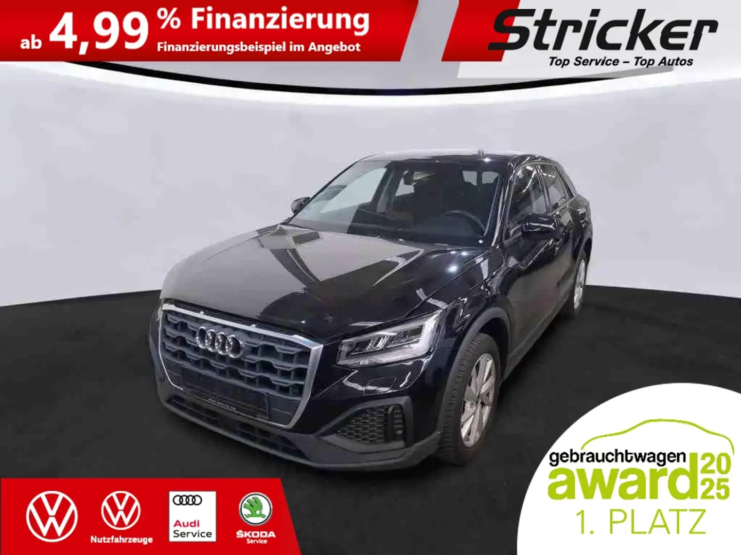 Audi Q2 35 1.5TFSI DSG 285,-ohne Anzahlung Kamera Sitzhei Schwarz - 2