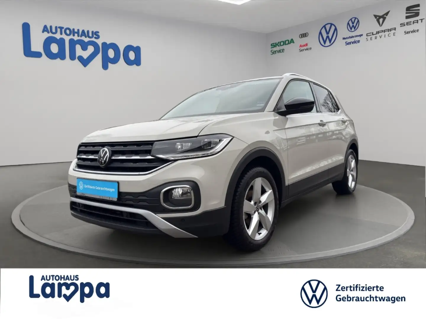 Volkswagen T-Cross Style 1.0 TSI ACC,RFK,PDC,LED,SHZ,NAVI Grau - 1