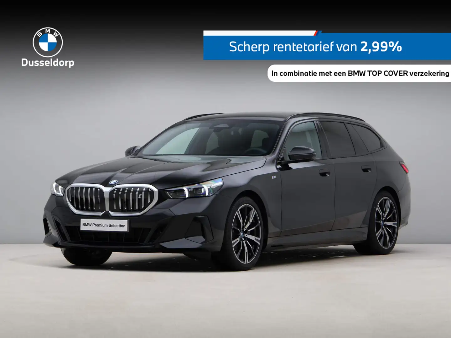 BMW i5 eDrive40 Touring M Sport Edition 84 kWh Zwart - 1
