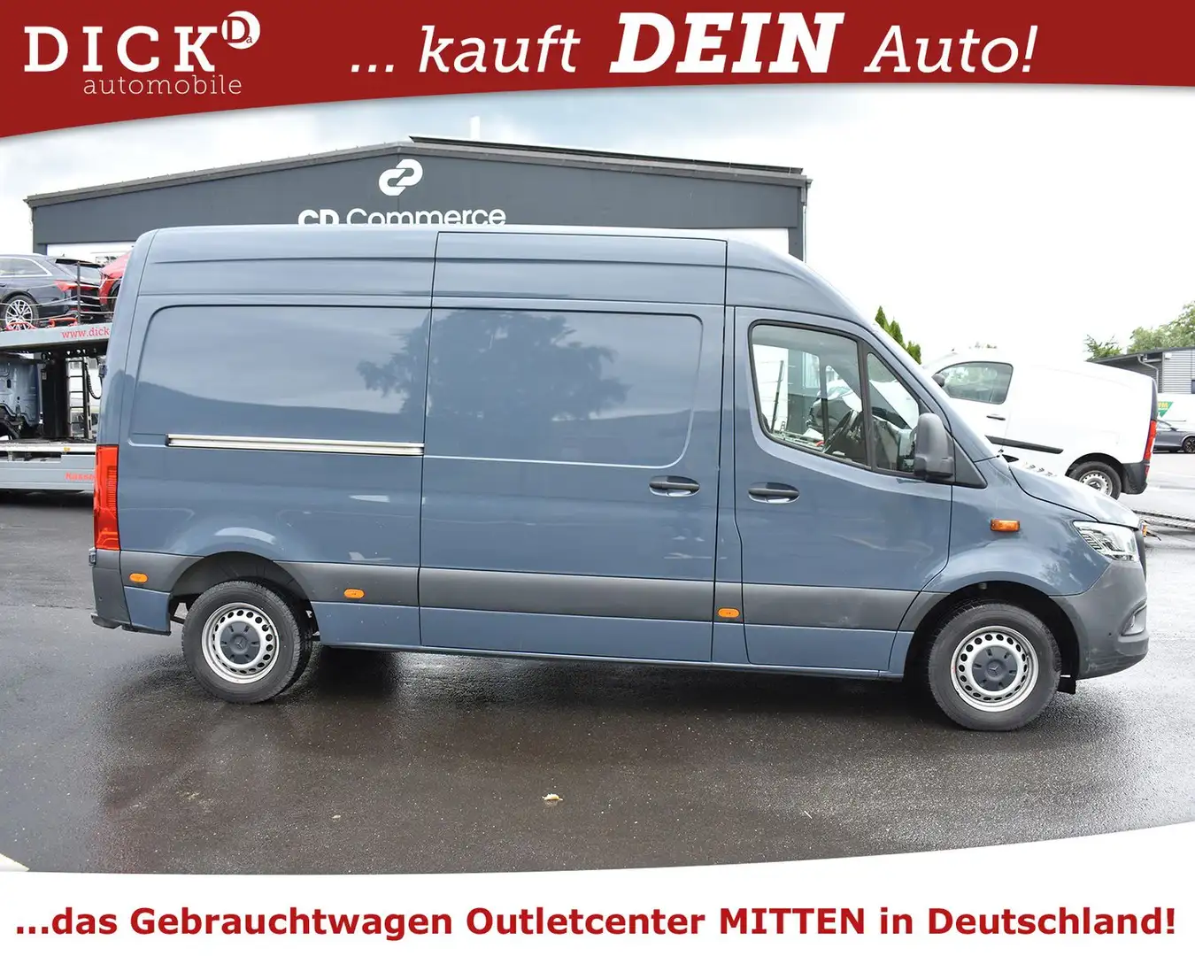 Mercedes-Benz Sprinter 315d 9G FWD L2/H2 LED+NAV+360+ACC+VOLL Gris - 1