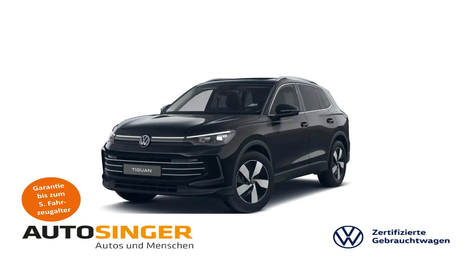 Volkswagen Tiguan Elegance 2.0 TDI DSG 4M *PANO*AHK*ACC*360 Schwarz - 1