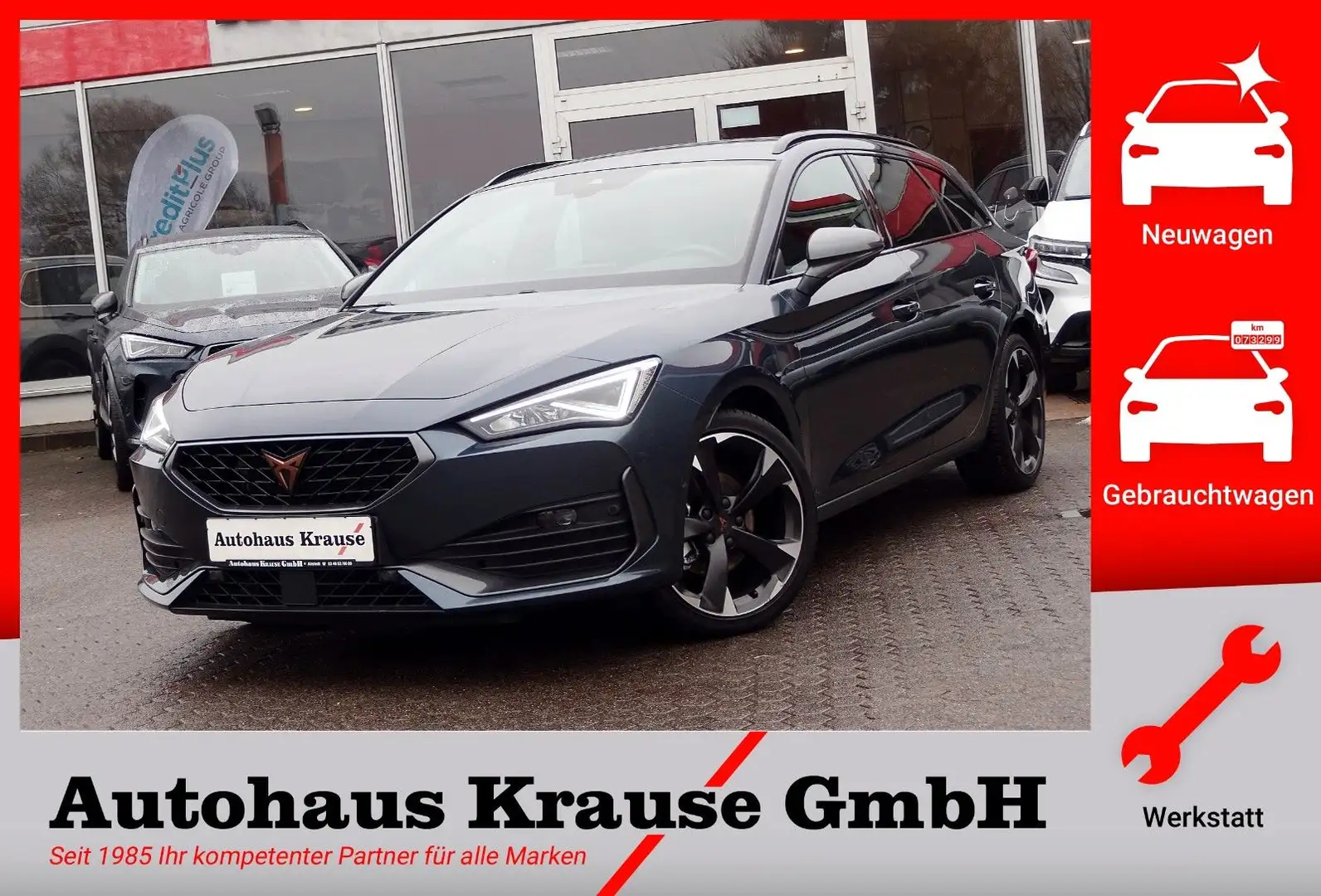 CUPRA Leon ST 1.5TSI DSG-ASSISTENZP/EL HECKKL/LENKRADH Grau - 1