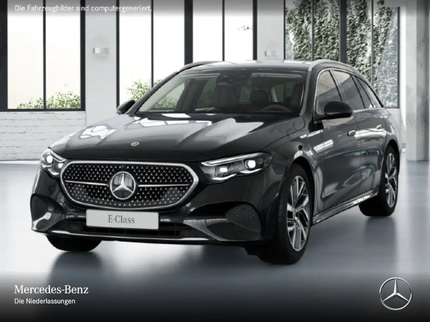 Mercedes-Benz E 300 de T Hybrid Avantgarde Fahrass 360° Distr+ Schwarz - 2