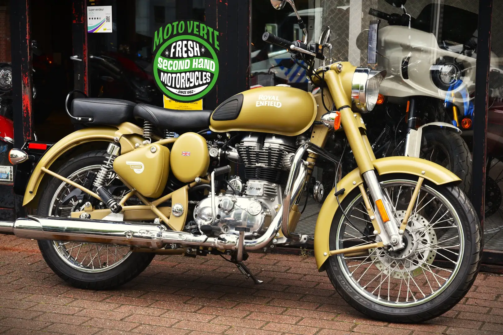Royal Enfield Bullet 500 CLASSIC EFi ***MOTO VERTE*** Verde - 1