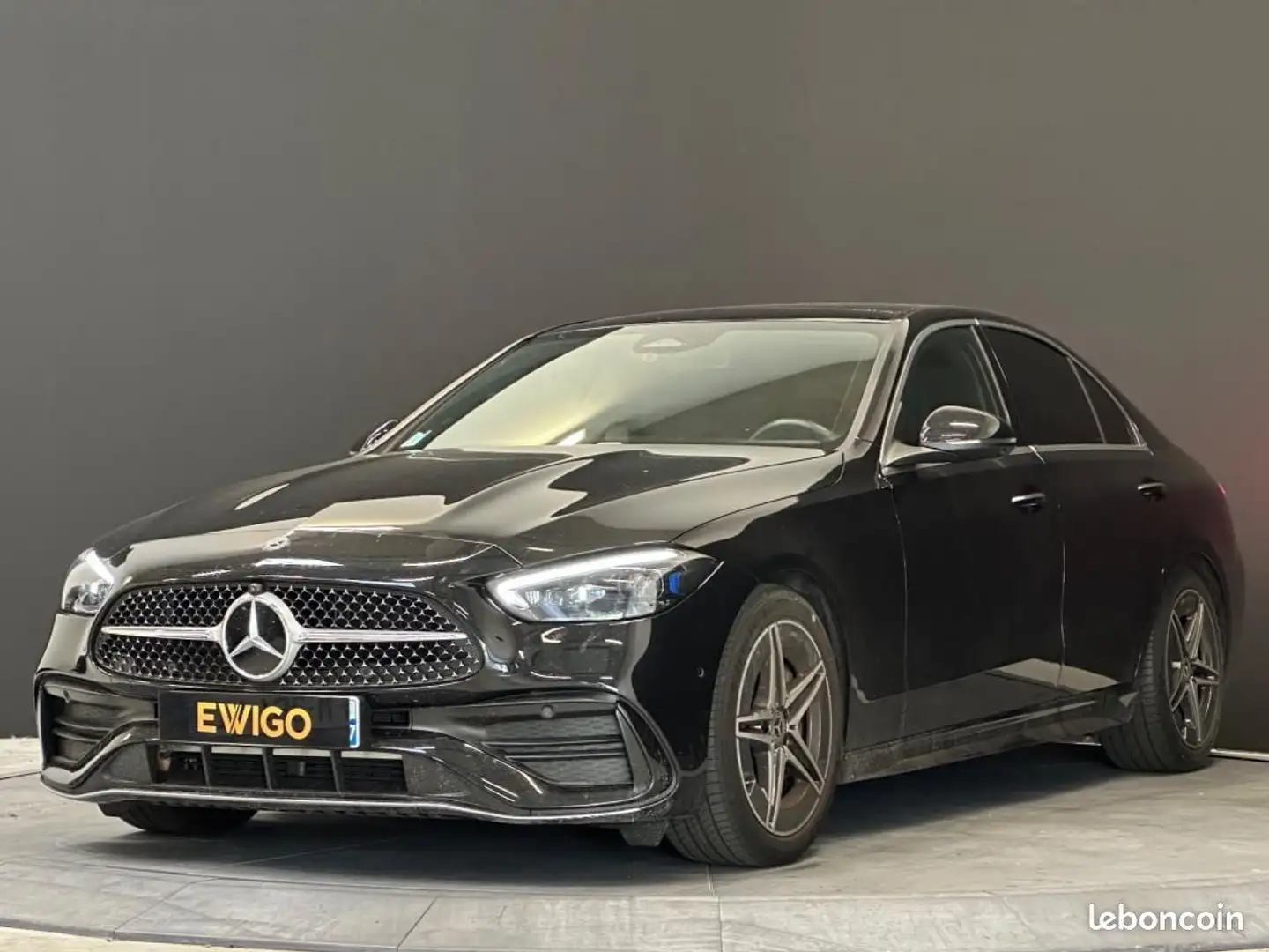 Mercedes-Benz C 220 Mercedes 220d 200ch 9G-TRONIC AMG LINE Schwarz - 1